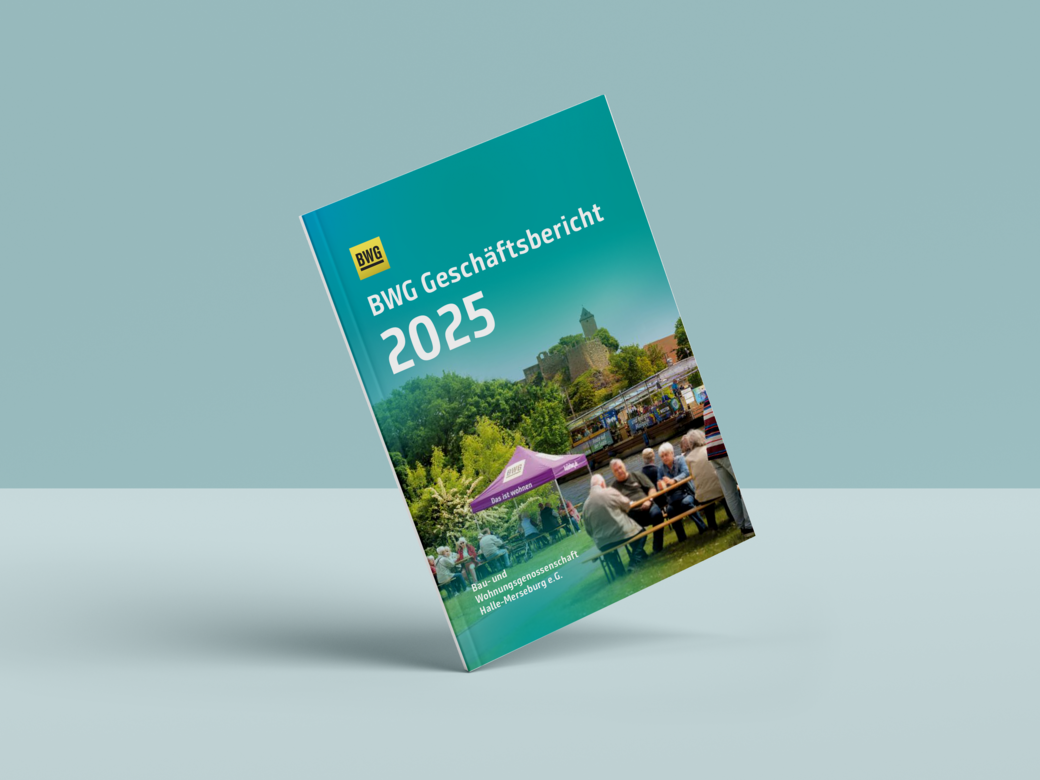 Deckblatt des Geschäftsbericht 2025 der BWG