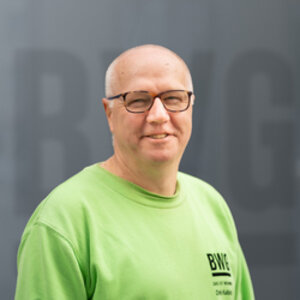 Hausmeister Bernd Kalbitz