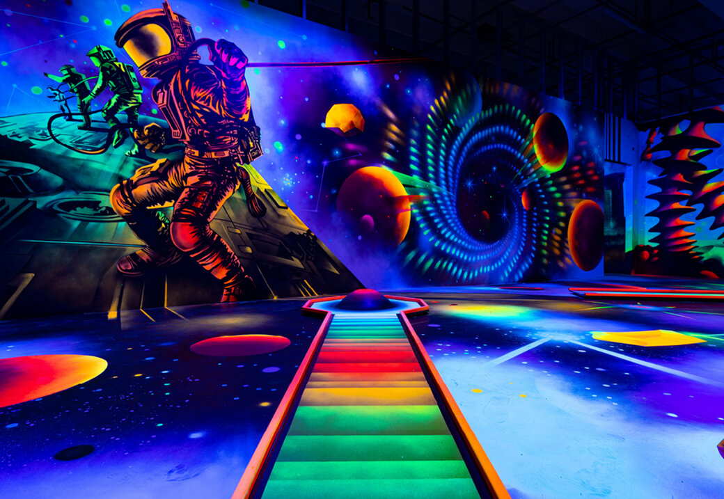 Minigolfbahn in den 5-Welten