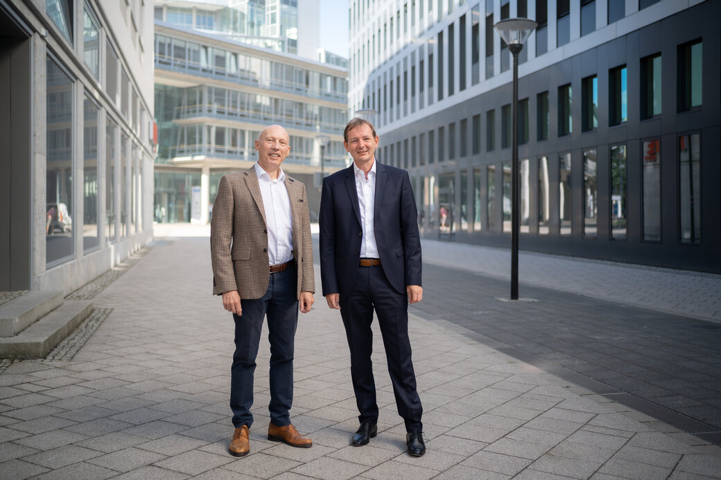 Ekkehard Weiß und Lutz Haake