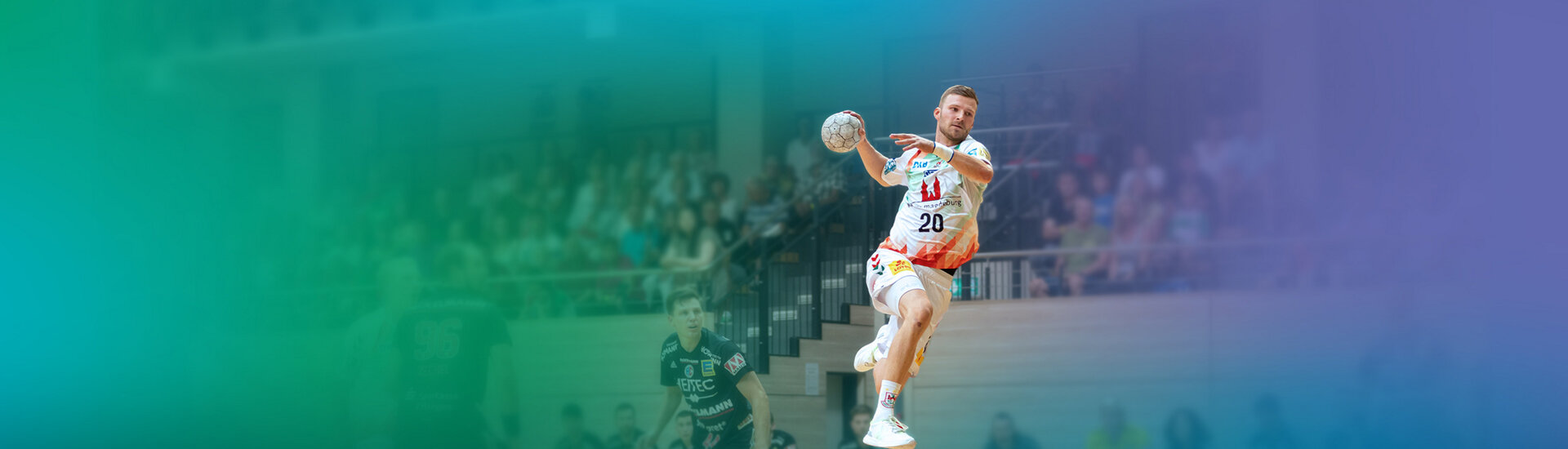 SCM Spieler Philipp Weber beim Wurf